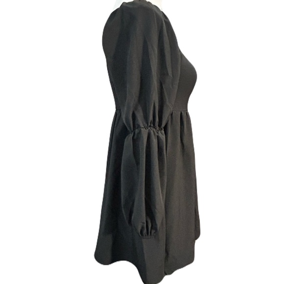 Exlura Long Sleeved Black Dress, Size Small - Picture 4 of 4